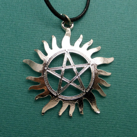 Supernatural Inspired - Anti-Possession Symbol Keychain or Necklace