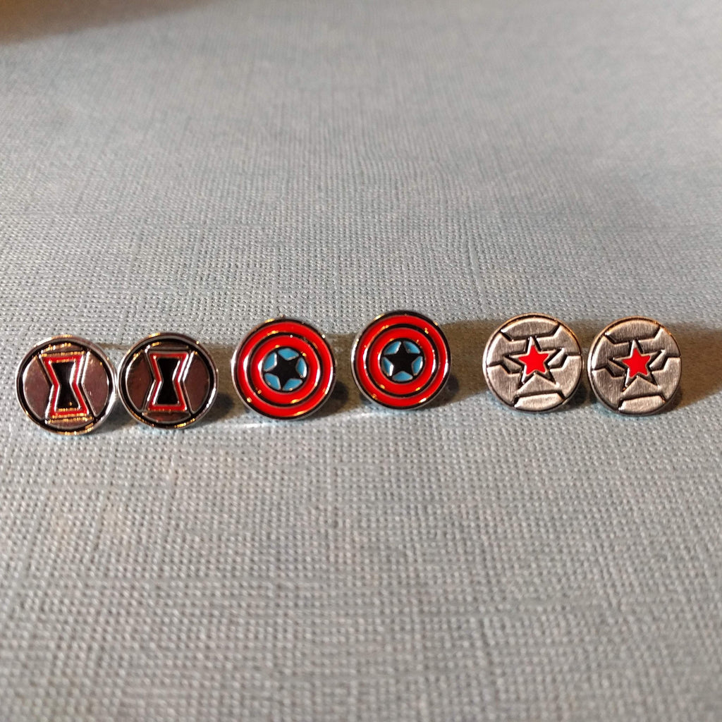 Marvel Inspired - Choose Your Avenger Stud Earrings