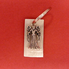 Doctor Who Inspired - DON'T BLINK - A Hand Stamped Keychain in Aluminum or Copper