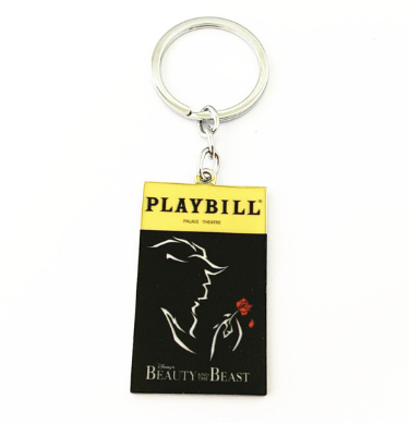 Broadway Inspired - Beauty & The Beast - Keychain, Necklace, or Ornament