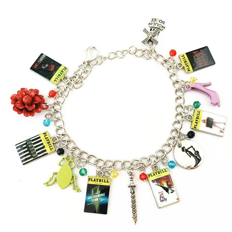 Broadway Inspired - choose Bracelet, or Individual charms Hadestown, Beetlejuice, Percy Jackson, My Fair Lady, Legally Blonde, Moulin Rouge