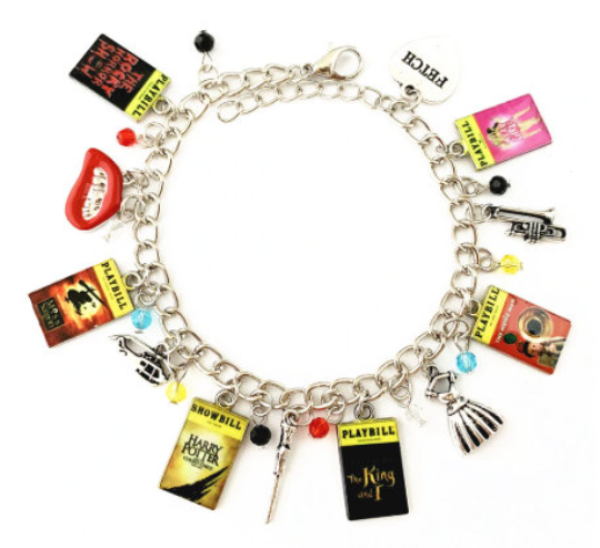 Broadway Inspired - choose Bracelet, or Individual charms Rocky Horror, Miss Saigon, Cursed Child, The King & I, The Music Man, Mean Girls