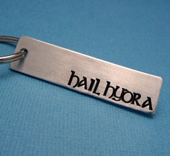 Marvel Inspired - Hail Hydra - A Hand Stamped Keychain in Aluminum or Copper