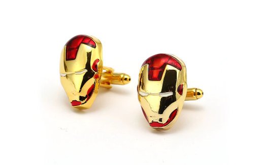 Marvel Inspired - Iron Man Helmet Cufflinks