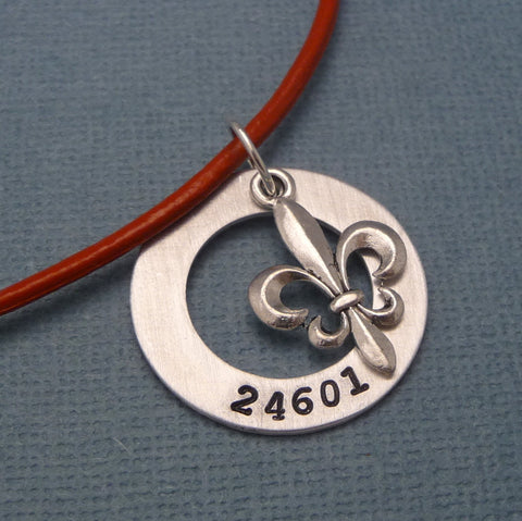 Les Miserables Inspired - 24601 - A Hand Stamped Aluminum Washer Necklace