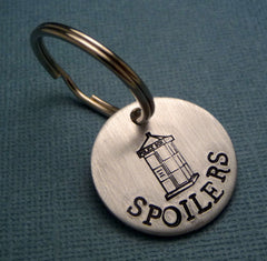 Doctor Who Inspired - SPOILERS - A Hand Stamped Aluminum Keychain